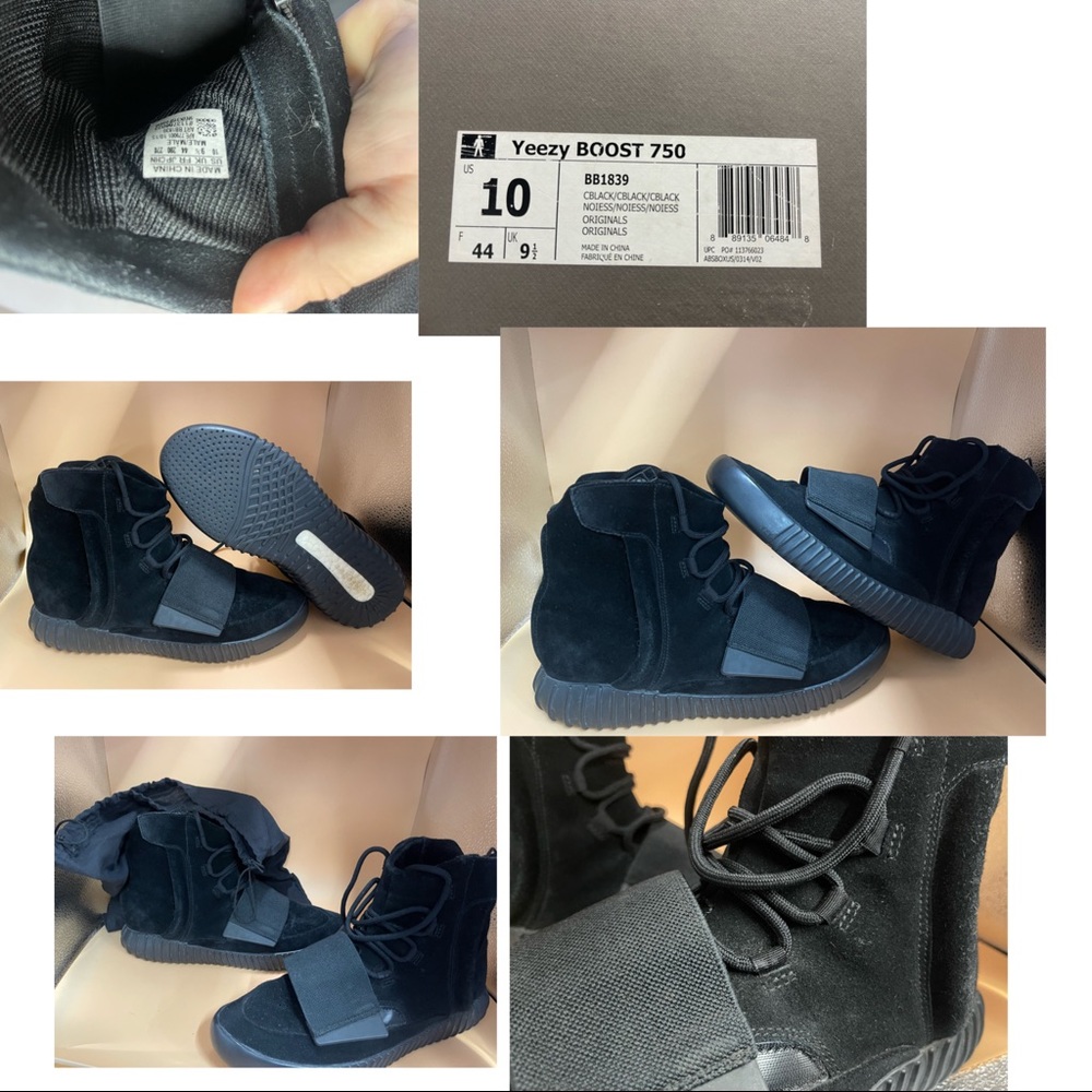 Yeezy 750 triple black